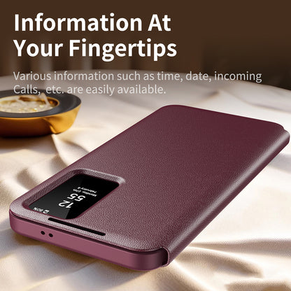 Case for Samsung Galaxy S22+ 5G S906, Techsuit, SmartView, Red