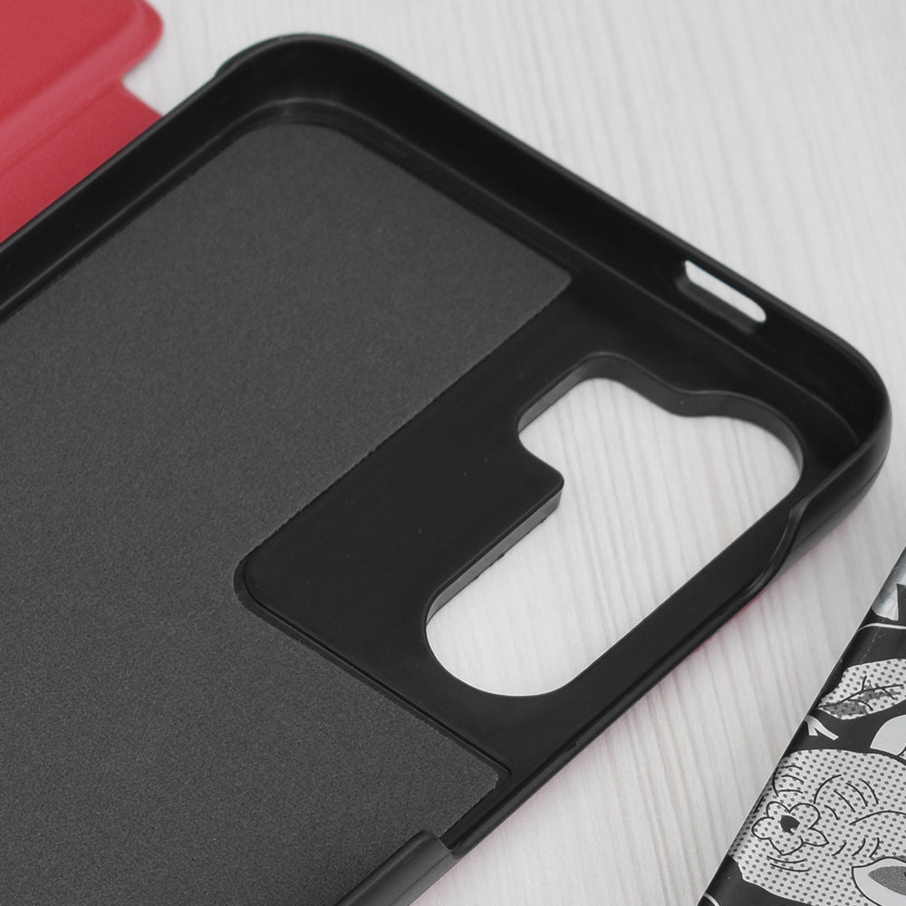 Case for Samsung Galaxy S23 FE S711, Techsuit, eFold, Red