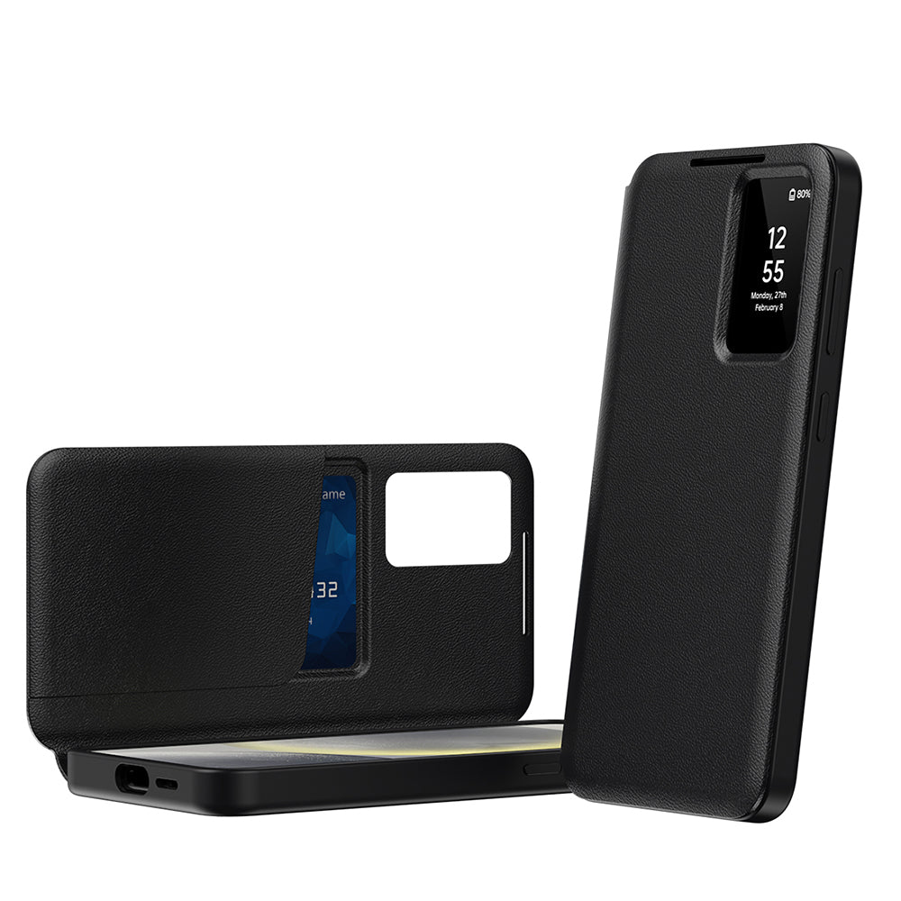Case for Samsung Galaxy S23 FE S711, Techsuit, SmartView, Black