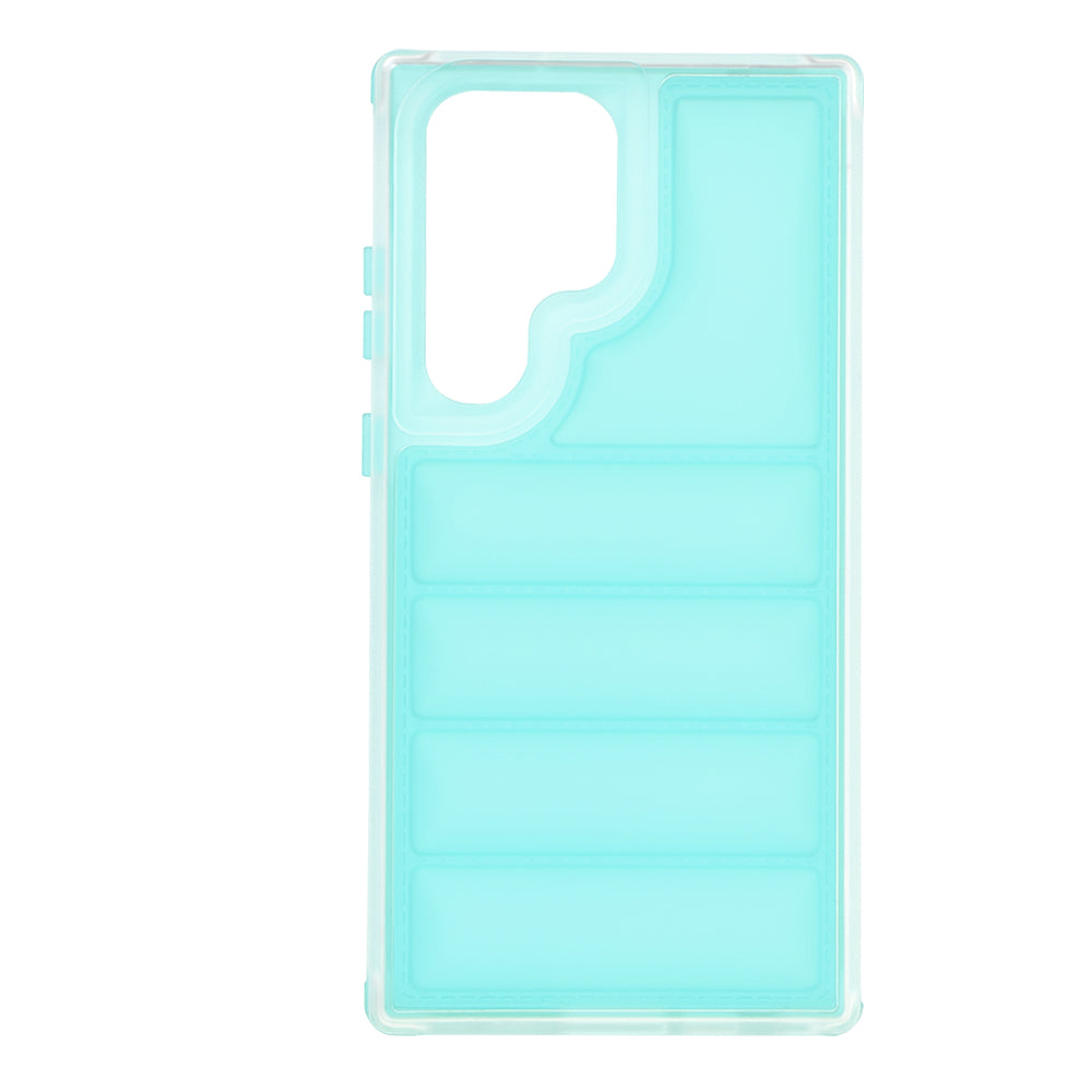 Case for Samsung Galaxy S23 FE S711, Techsuit, Wave Shield, Turquoise