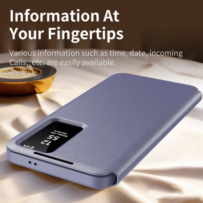 Case for Samsung Galaxy S23 S911, Techsuit, SmartView, Purple