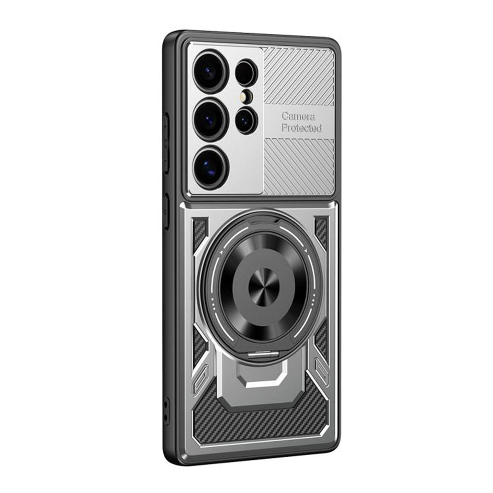 Case for Samsung Galaxy S23 Ultra S918, Techsuit, RuggedCam, Gray