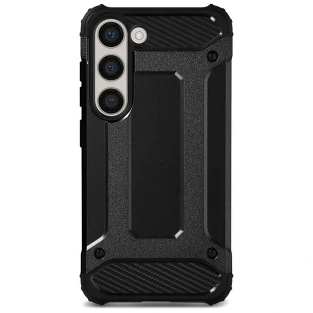 Case for Samsung Galaxy S24 FE S721, Techsuit, Hybrid Armor, Black