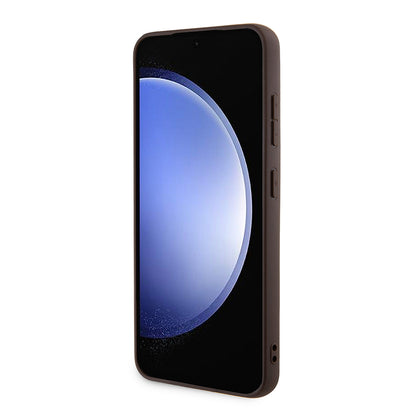 Case for Samsung Galaxy S24+ S926, Guess, 4G Stripe, Brown