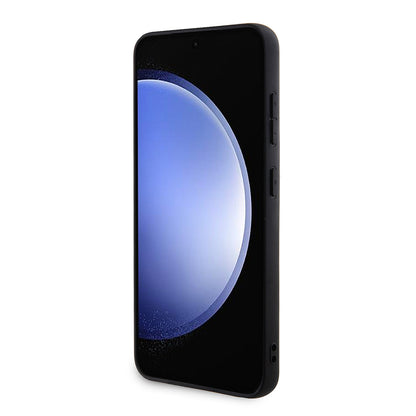 Case for Samsung Galaxy S24+ S926, Guess, Grip Stand 4G Triangle Strass, Brown