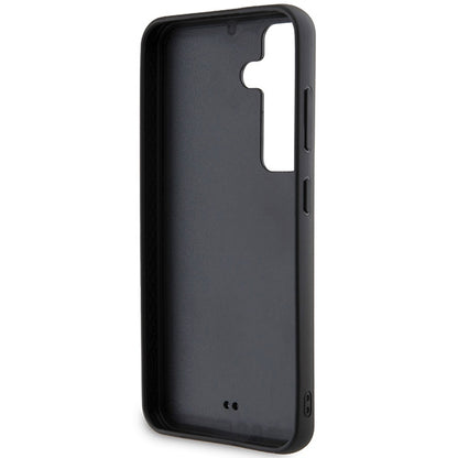 Case for Samsung Galaxy S24 S921, Karl Lagerfeld, Rhinestone Metal Plate, Black
