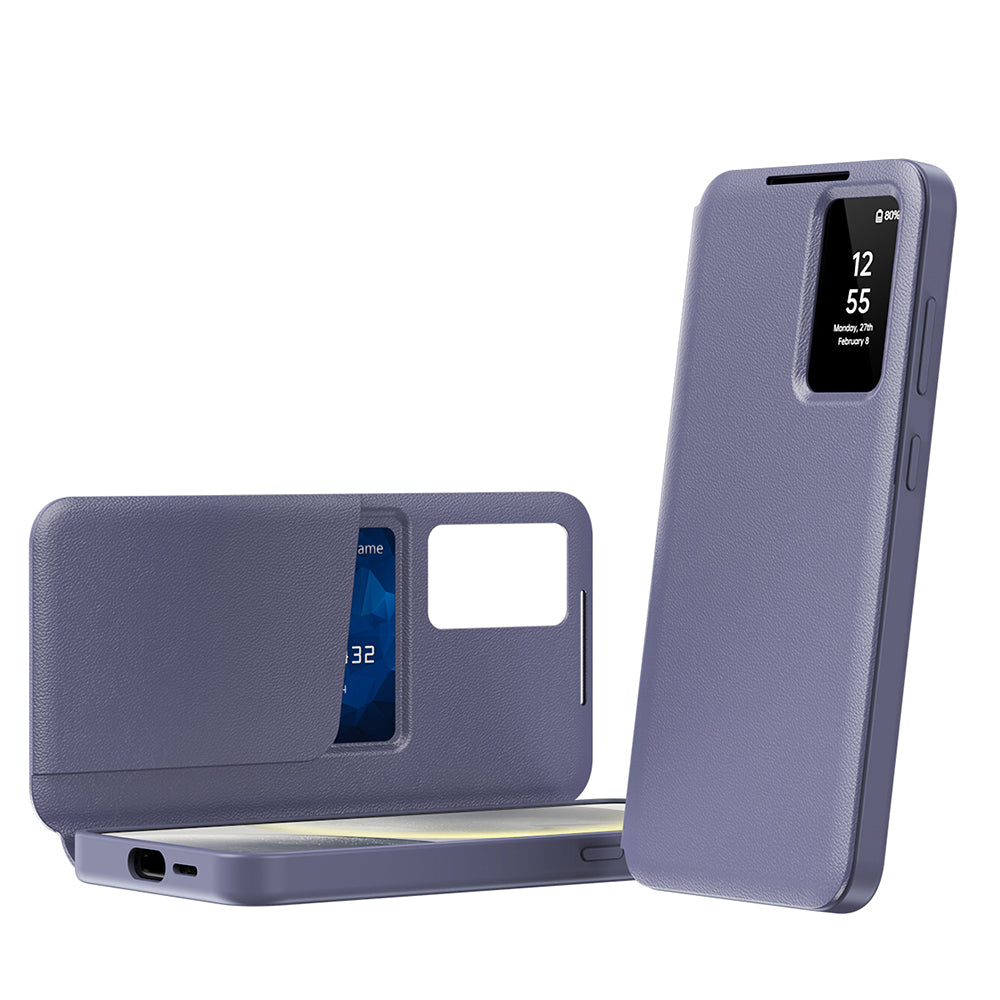 Case for Samsung Galaxy S24 S921, Techsuit, SmartView, Purple