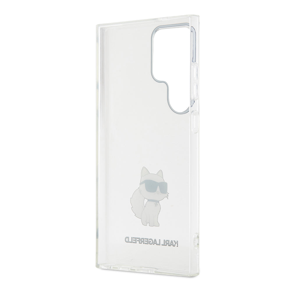Case for Samsung Galaxy S24 Ultra S928, Karl Lagerfeld, IML Luxury Choupette, Transparent