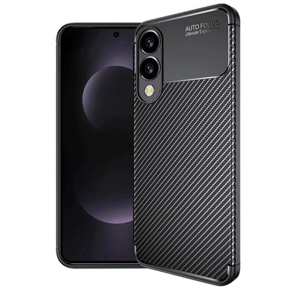 Case for Samsung Galaxy S25 Edge S937, Techsuit, CarbonFiber, Black