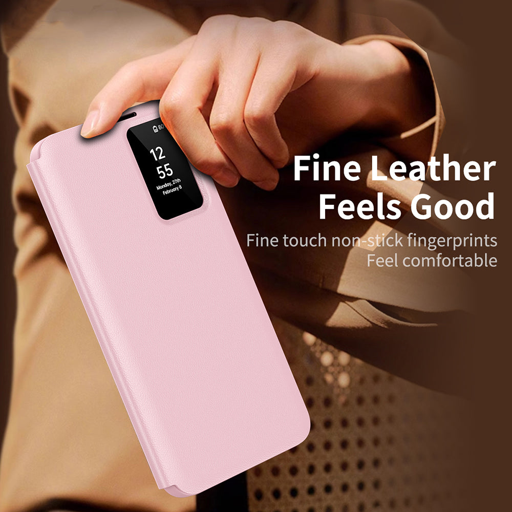 Case for Samsung Galaxy S25 Edge S937, Techsuit, SmartView, Pink