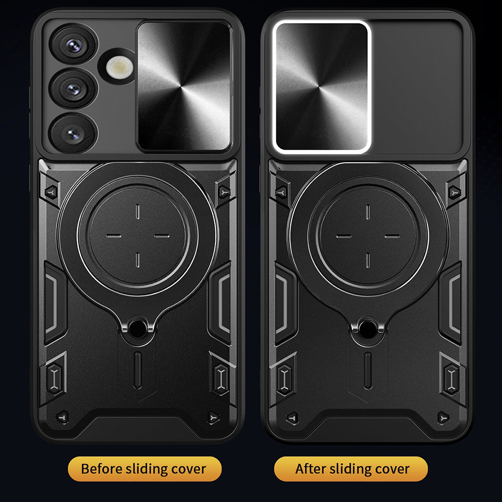 Case for Samsung Galaxy S25 FE, Techsuit, CamGuard Pro, Pink