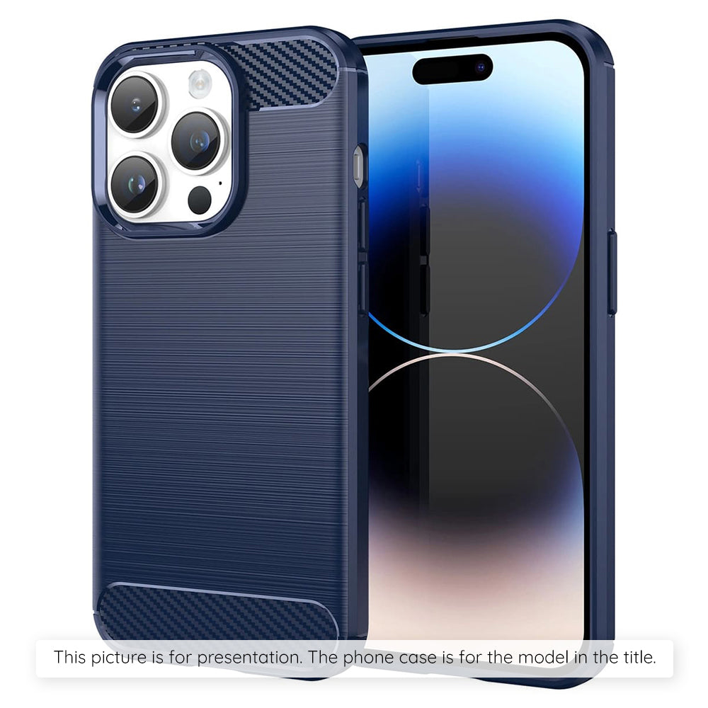 Case for Samsung Galaxy S25 FE, Techsuit, Carbon, Blue
