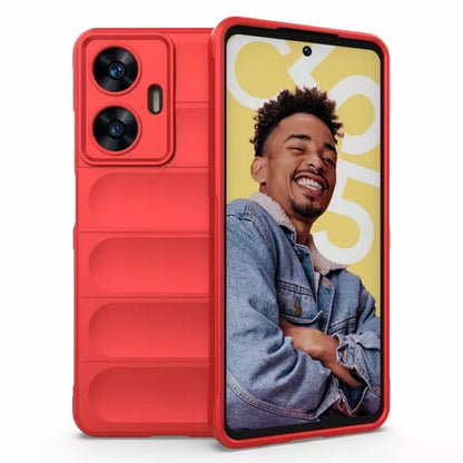 Case for Samsung Galaxy S25 FE, Techsuit, Magic Shield, Red
