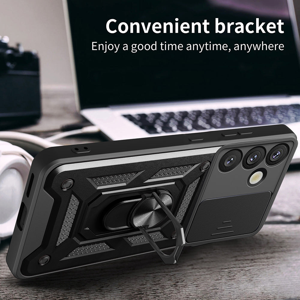 Case for Samsung Galaxy S25+ S936, Techsuit, CamShield, Pink