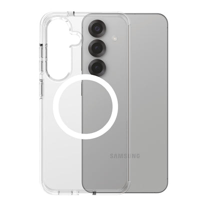 Case for Samsung Galaxy S25 S931, PanzerGlass, Urban Combat Care, White Transparent