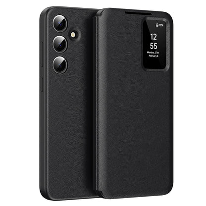 Case for Samsung Galaxy S25 S931, Techsuit, SmartView, Black