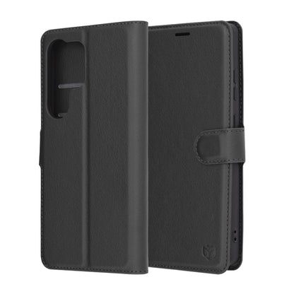 Case for Samsung Galaxy S25 Ultra S938, Techsuit, Leather Folio, Black