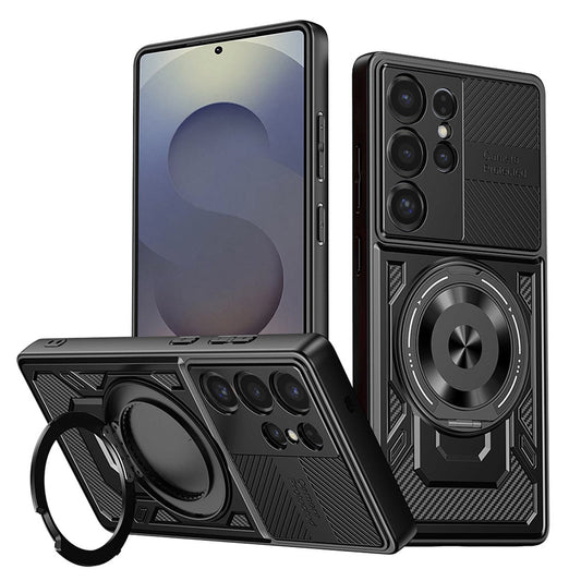 Case for Samsung Galaxy S25 Ultra S938, Techsuit, RuggedCam, Black