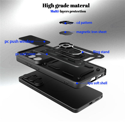 Case for Samsung Galaxy S26 Plus S947, Techsuit, CamShield, Blue