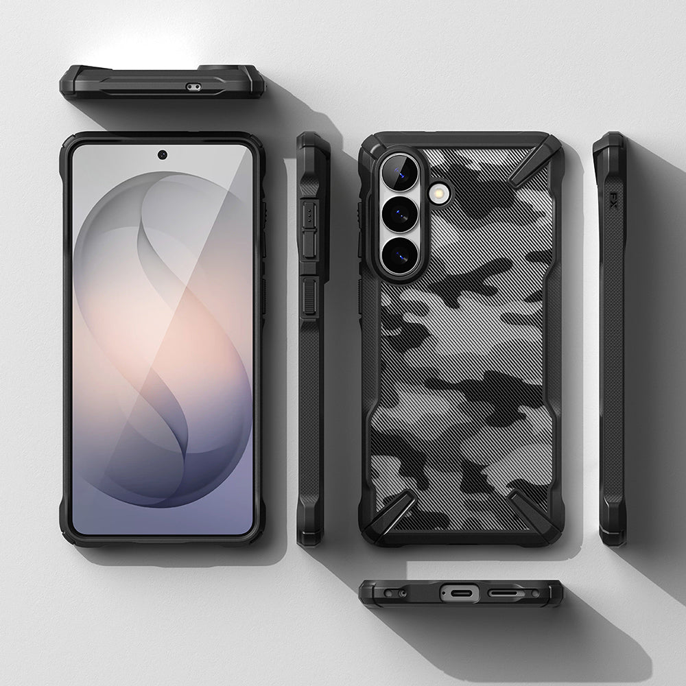 Case for Samsung Galaxy S26, Ringke, Fusion X, Camouflage