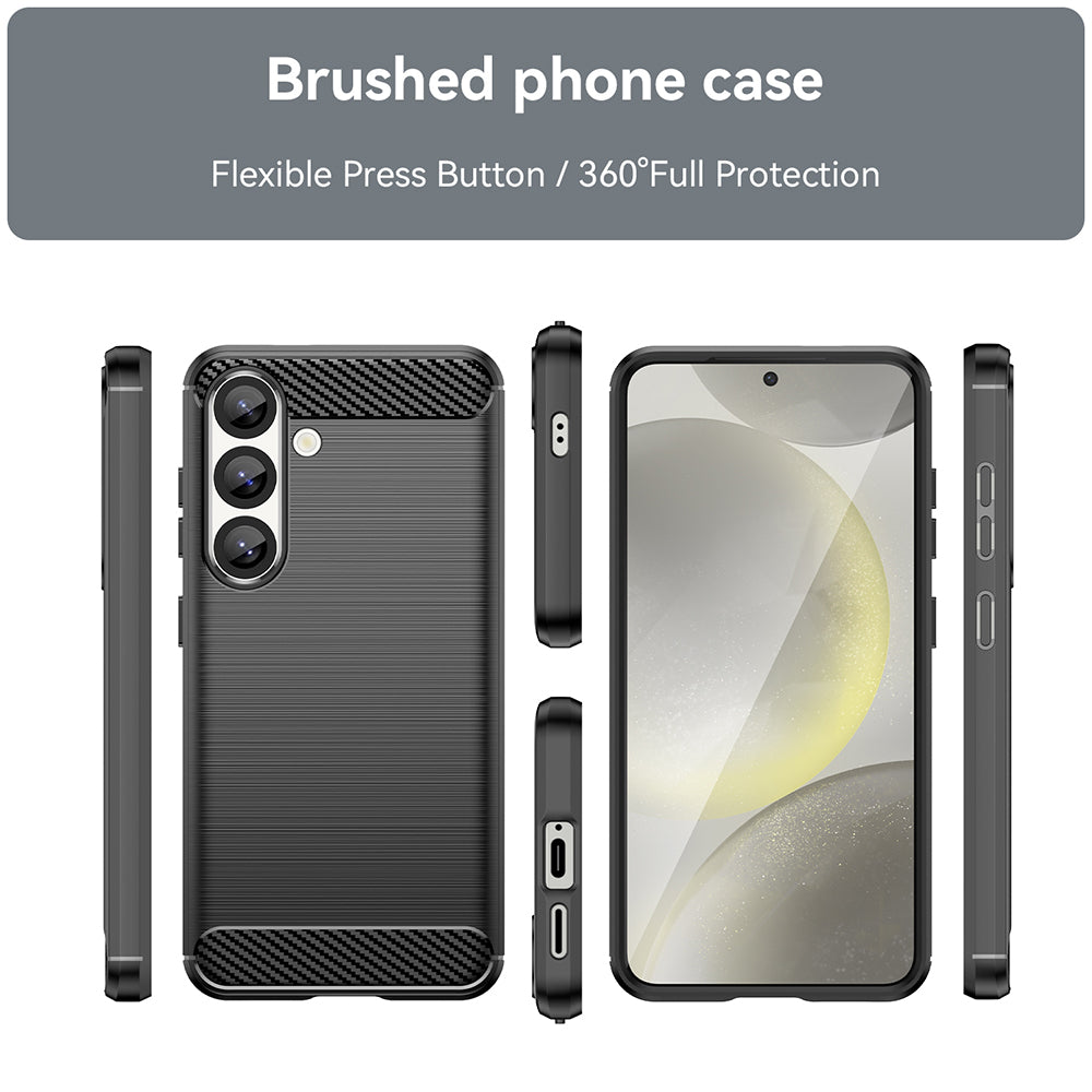 Case for Samsung Galaxy S26, Techsuit, Carbon, Black