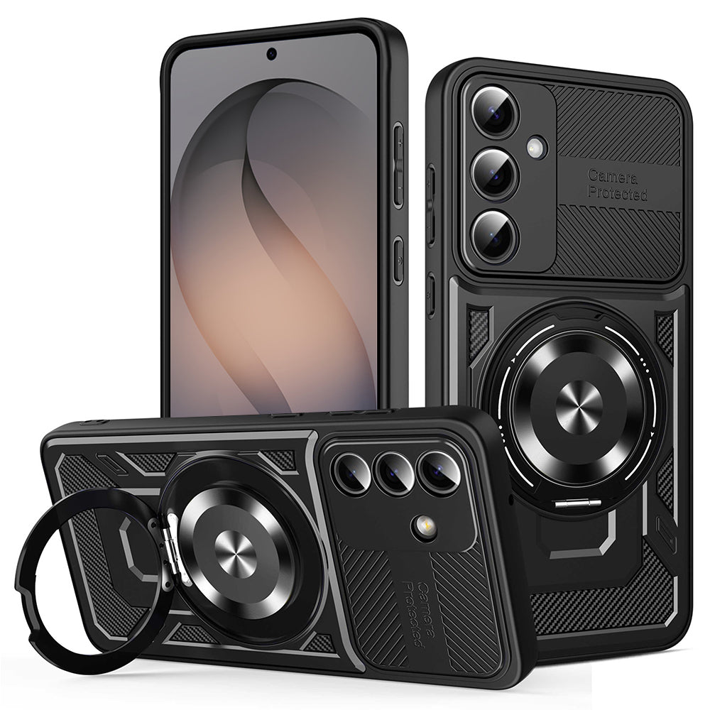 Case for Samsung Galaxy S26, Techsuit, RuggedCam, Black