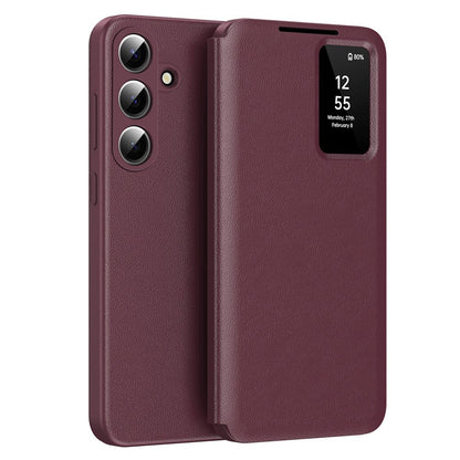 Case for Samsung Galaxy S26 S942, Techsuit, SmartView, Red
