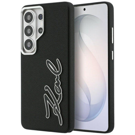 Case for Samsung Galaxy S26 Ultra S948, Karl Lagerfeld, Signature Resin Logo, Black