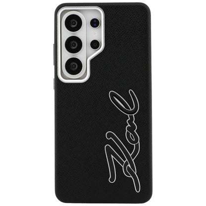 Case for Samsung Galaxy S26 Ultra S948, Karl Lagerfeld, Signature Resin Logo, Black