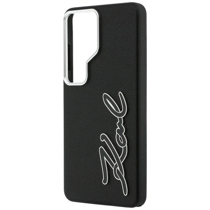 Case for Samsung Galaxy S26 Ultra S948, Karl Lagerfeld, Signature Resin Logo, Black
