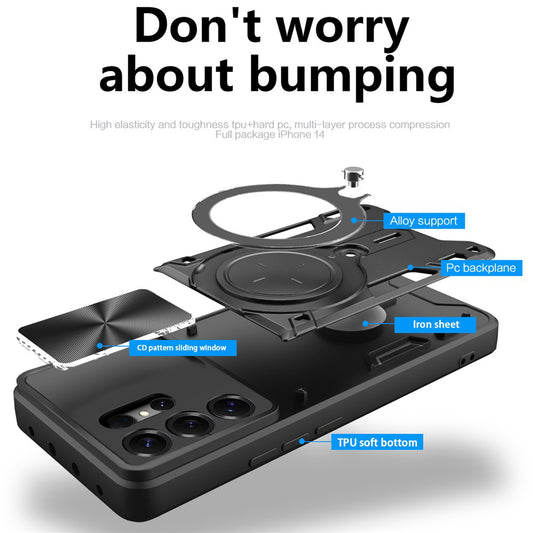 Case for Samsung Galaxy S26 Ultra, Techsuit, CamGuard Pro, Purple