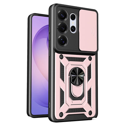 Case for Samsung Galaxy S26 Ultra, Techsuit, CamShield, Rose Gold