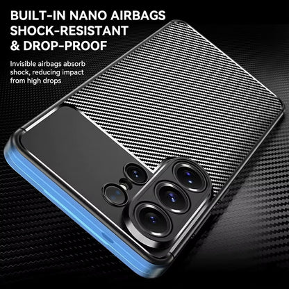 Case for Samsung Galaxy S26 Ultra S948, Techsuit, CarbonFiber, Black