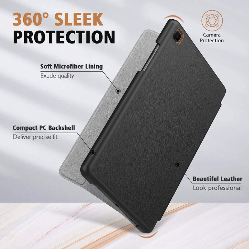 Case for Samsung Galaxy Tab A7 Lite, Techsuit, FoldPro, Black