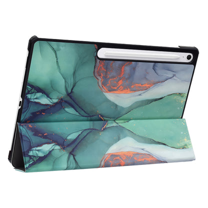 Case for Samsung Galaxy Tab S10 FE+, Techsuit, FoldPro Green Time, Multicolor
