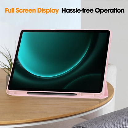 Case for Samsung Galaxy Tab S10+ / Tab S9 FE+ / Tab S9+, Techsuit, Flex Trifold, Pink