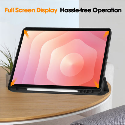 Case for Samsung Galaxy Tab S12 Plus, Techsuit, Flex Trifold, Pink