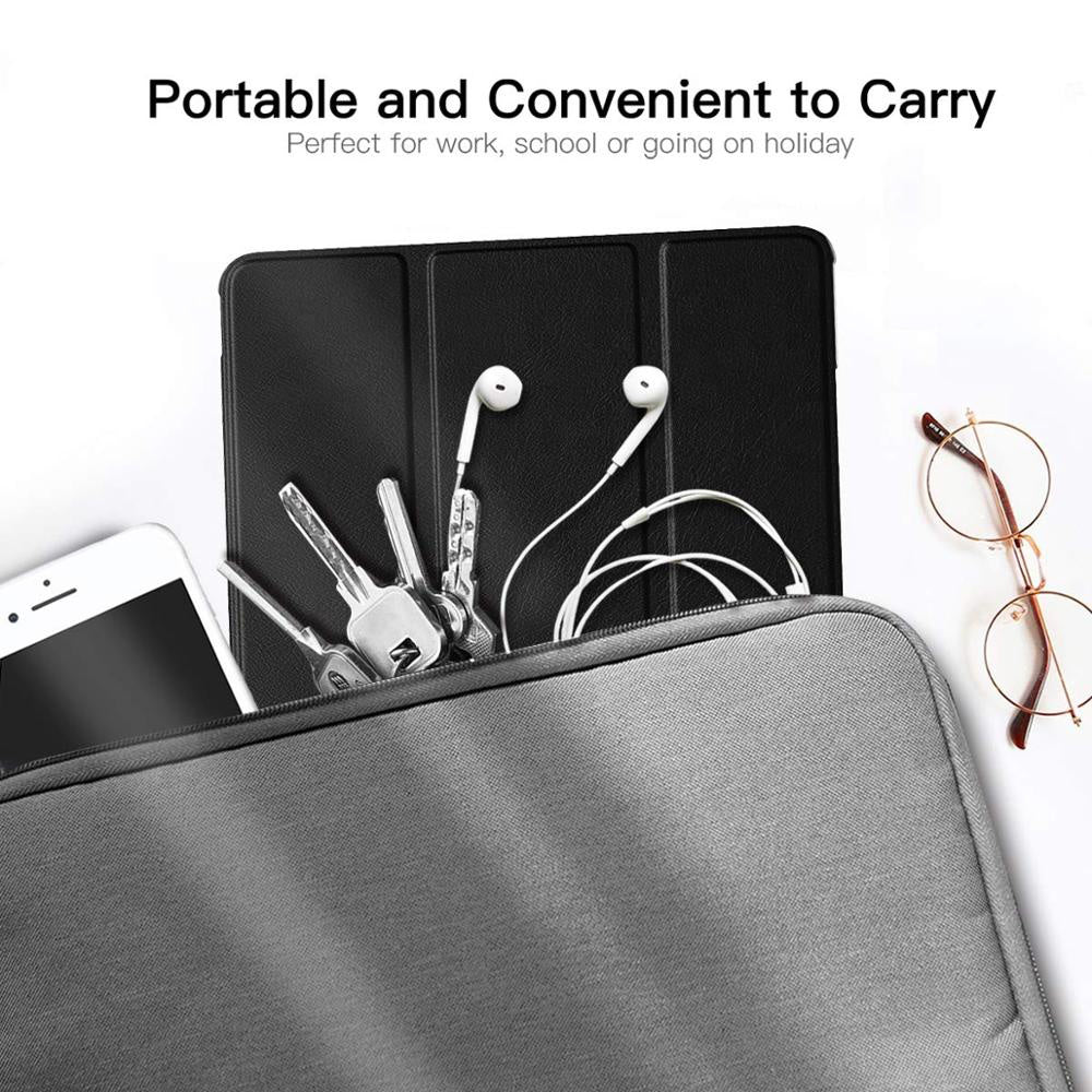 Case for Samsung Galaxy Tab S5e, Techsuit, FoldPro, Black