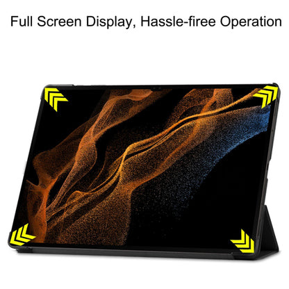 Case for Samsung Galaxy Tab S8 Ultra, Techsuit, FoldPro, Black