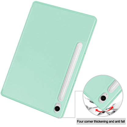Case for Samsung Galaxy Tab S9 FE / Tab S9 / Tab S10 FE, Techsuit, Flex Trifold, Matcha Green