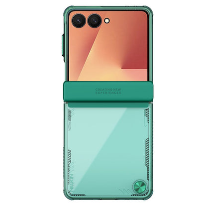 Case for Samsung Galaxy Z Flip7 F766, Nillkin, Iceblade, Green