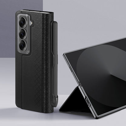 Case for Samsung Galaxy Z Fold Special, DUX DUCIS, Bril (with Pencil Holder), Black