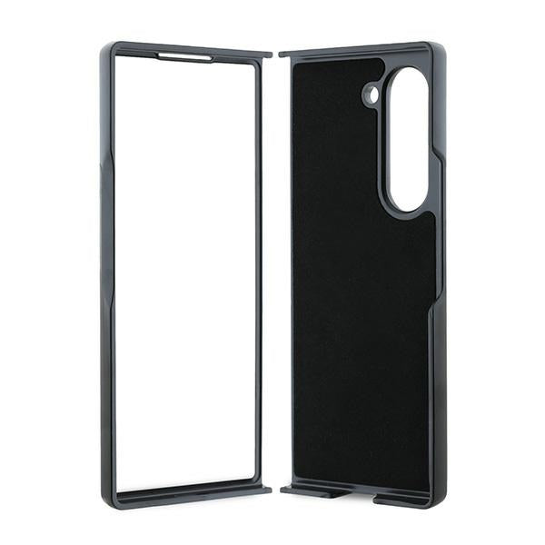 Case for Samsung Galaxy Z Fold6 F956, Karl Lagerfeld, Saffiano Karl & Choupette Metal, Black