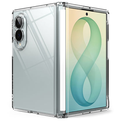 Case for Samsung Galaxy Z Fold8 F971, Ringke, Fusion Flap, Transparent