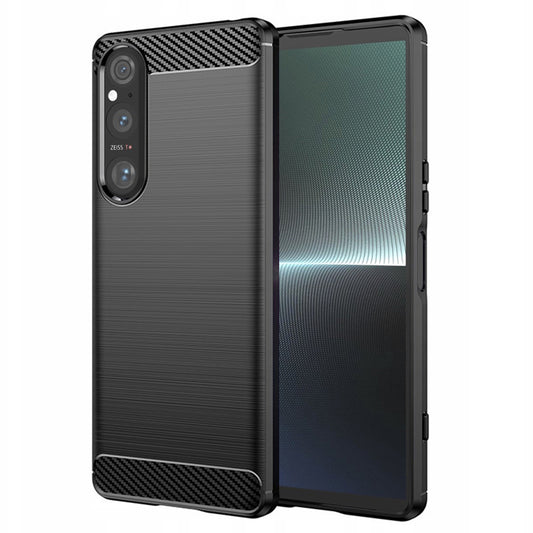 Case for Sony Xperia 1 V, Techsuit, Carbon, Black
