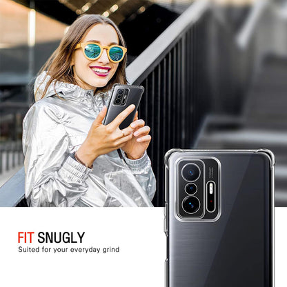 Case for Xiaomi 11T / 11T Pro, Techsuit, Shockproof Clear, Transparent