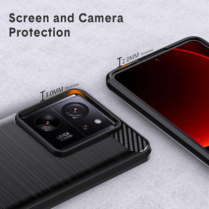 Case for Xiaomi 13T Pro / 13T, Techsuit, Carbon, Black