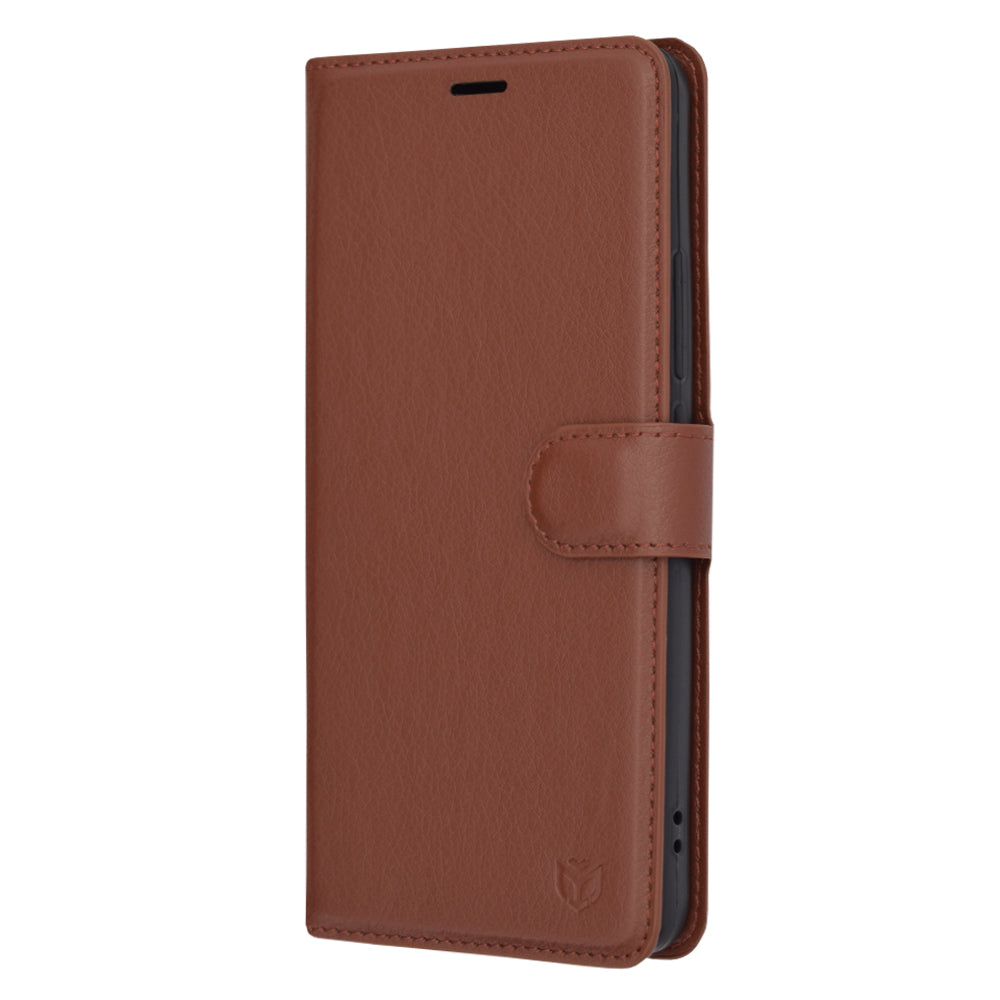 Case for Xiaomi 13T Pro / 13T, Techsuit, Leather Folio, Brown