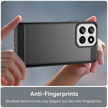 Case for Xiaomi 14T, Techsuit, Carbon, Black
