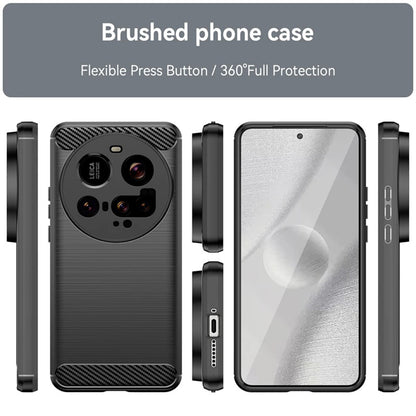 Case for Xiaomi 15 Ultra, Techsuit, Carbon, Black